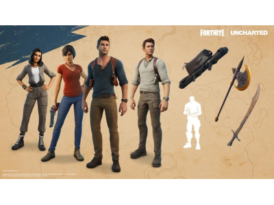 Испытайте удачу на острове Fortnite вместе с героями вселенной Uncharted — Нейтаном Дрейком и Хлоей Фрейзер
