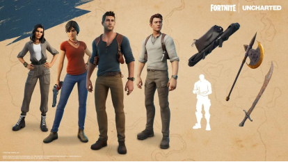 Испытайте удачу на острове Fortnite вместе с героями вселенной Uncharted — Нейтаном Дрейком и Хлоей Фрейзер
