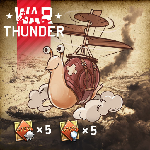 War Thunder - Ancient Helicopter Snail Bundle