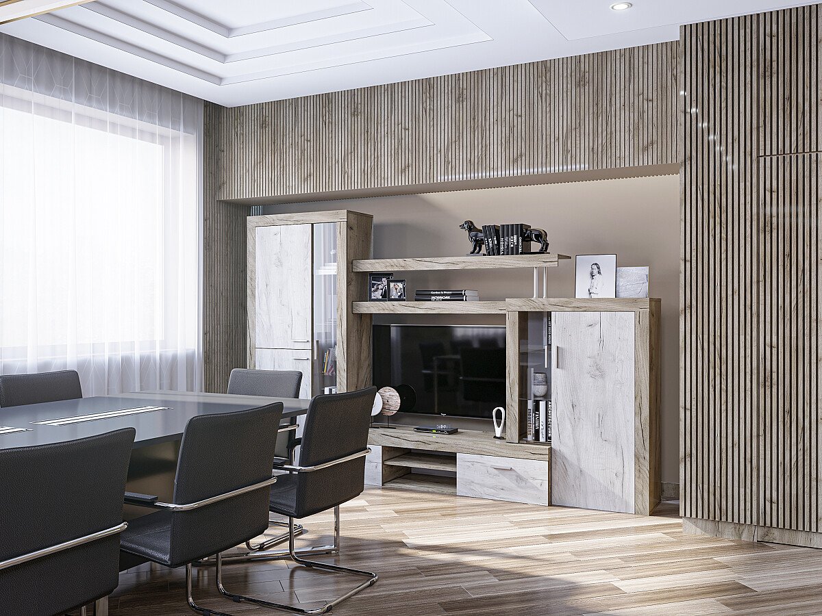 Модерн-01, цвет: Дуб белый Модерн-01, цвет: Дуб белый