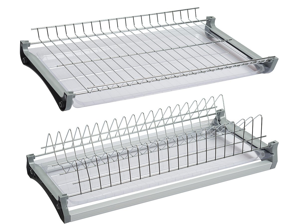 Посудосушитель 2-х уровневый, цвет: Хром Посудосушитель 2-х уровневый, цвет: Хром