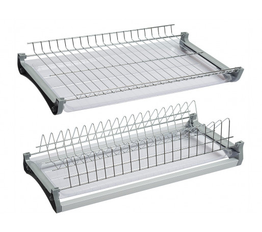 Посудосушитель 2-х уровневый, цвет: Хром