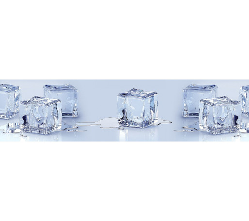 Фартук для кухни «Белый лед»