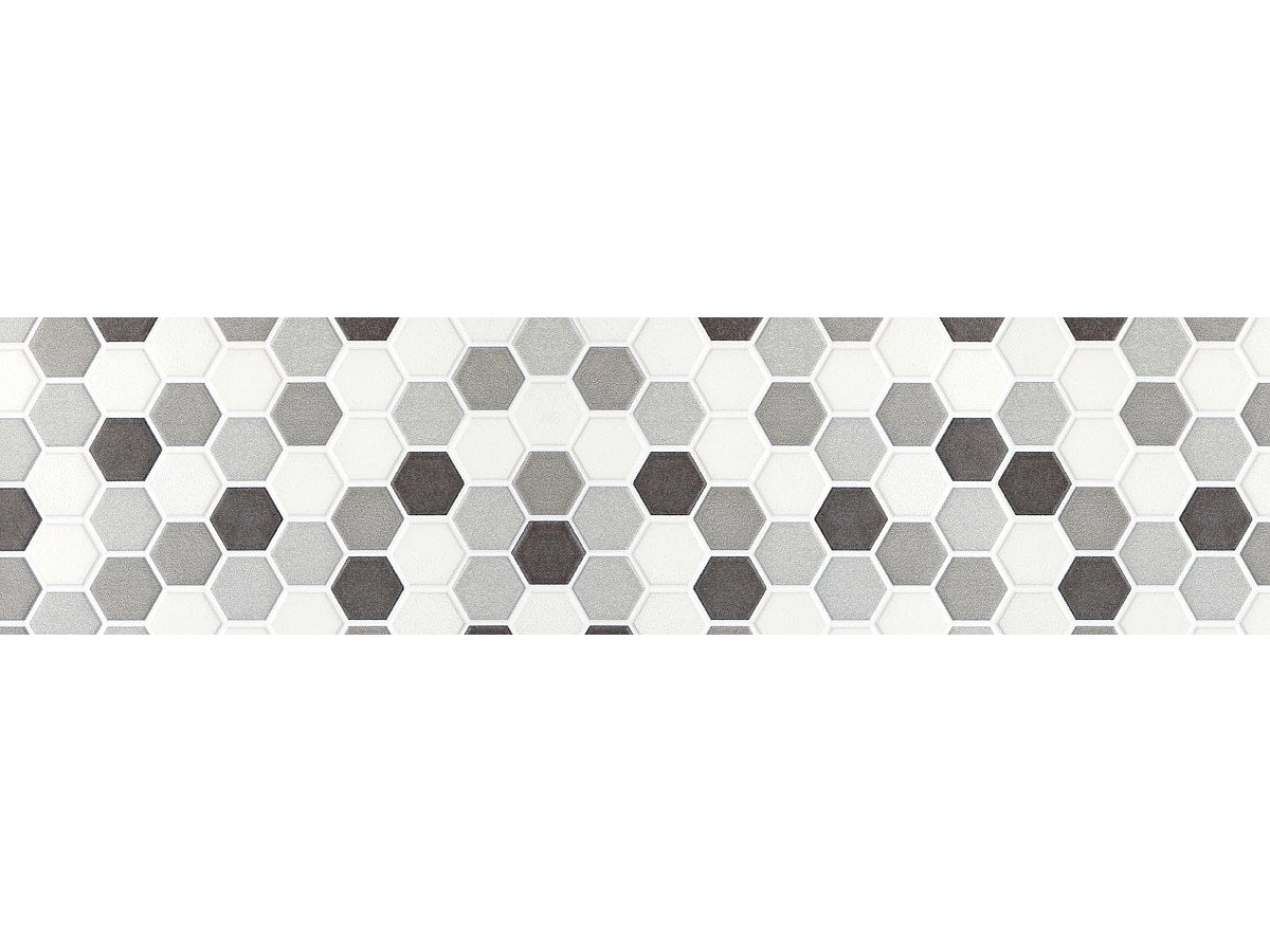 Фартук для кухни «Монохромные соты» Фартук для кухни «Монохромные соты»