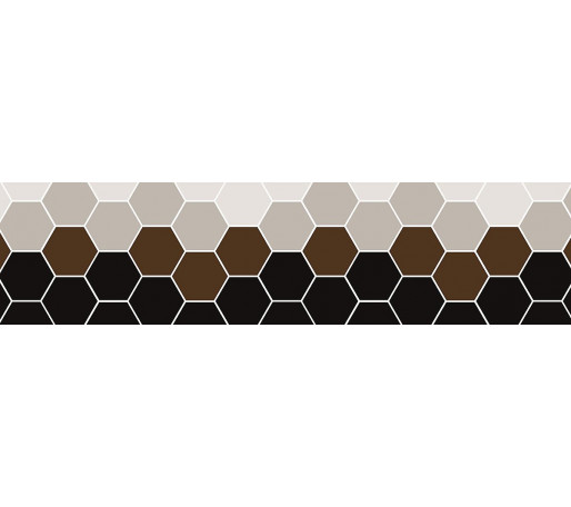 Фартук для кухни «Полихромные соты»