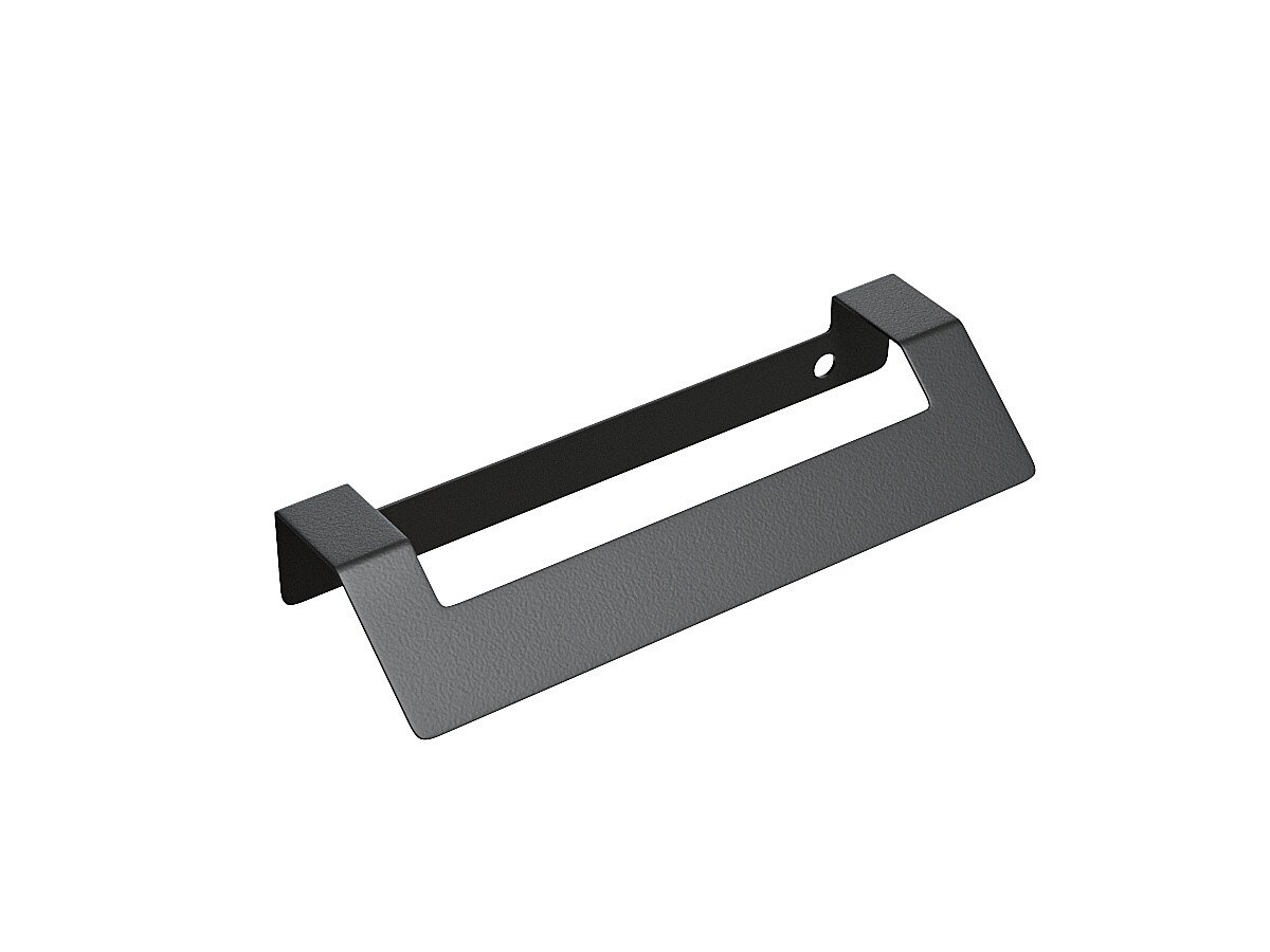 Ручка торцевая мебельная СТ-3, цвет: Матовый черный Ручка торцевая мебельная СТ-3, цвет: Матовый черный