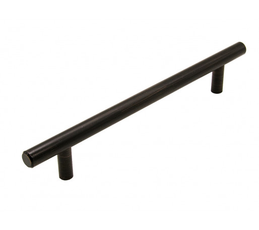 Ручка рейлинг мебельная SIMBOL, цвет: Брашированная античная медь