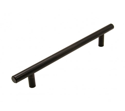 Ручка рейлинг мебельная SIMBOL, цвет: Брашированная античная медь