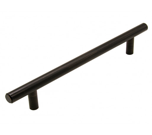 Ручка рейлинг мебельная SIMBOL, цвет: Брашированная античная медь