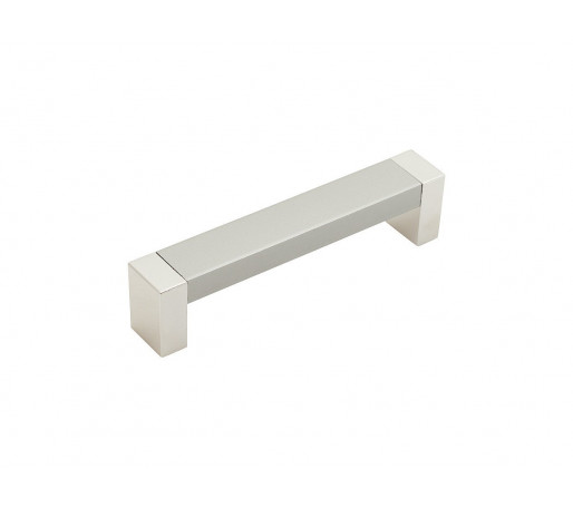 Ручка скоба мебельная С-18, цвет: Металлик/Хром