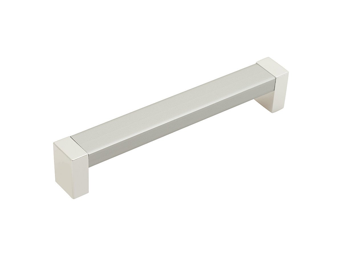 Ручка скоба мебельная С-18, цвет: Металлик/Хром Ручка скоба мебельная С-18, цвет: Металлик/Хром