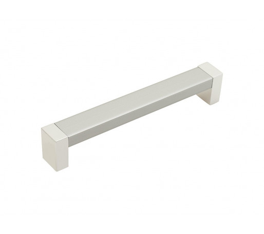 Ручка скоба мебельная С-18, цвет: Металлик/Хром