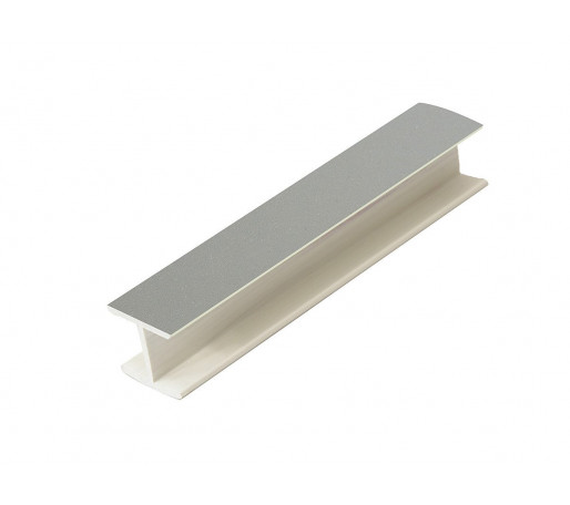 Соединительный элемент для цоколя ПВХ 180 гр., цвет: Алюминий