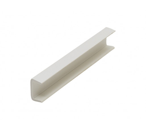 Заглушка торцевая для цоколя ПВХ, цвет: Белый