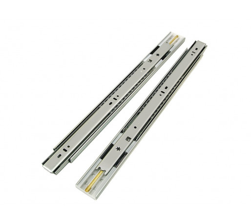 Направляющая шариковая DB с доводчиком, цвет: Цинк