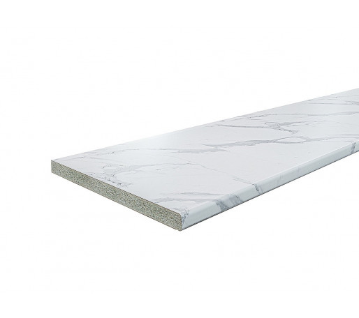 Столешница Hard-38U Прямая (упак.), цвет: Гранит белый