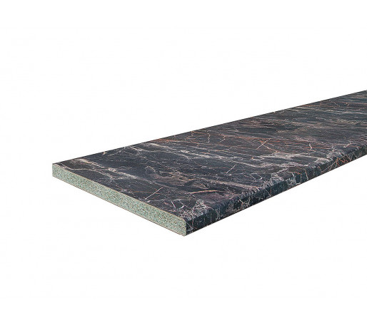 Столешница Hard-38U Прямая (упак.), цвет: Мрамор черный