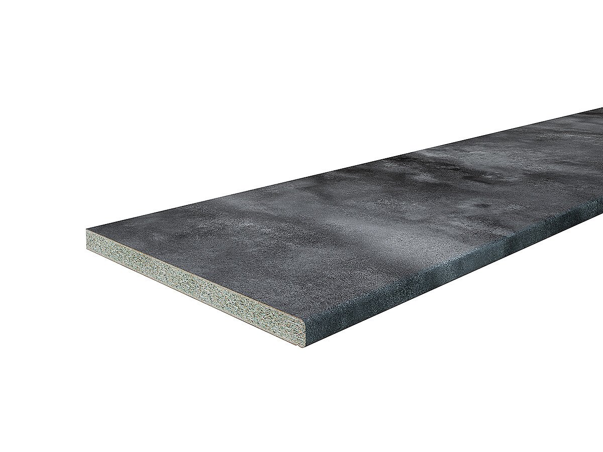 Столешница Hard-38U Прямая (упак.), цвет: Черный детройт Столешница Hard-38U Прямая (упак.), цвет: Черный детройт