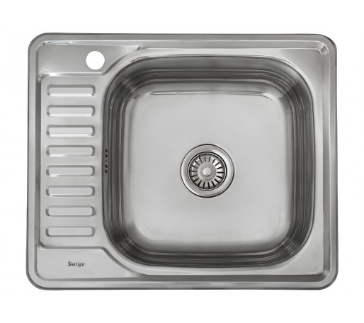 Мойка врезная 584818/0,8 1Ч1К (правая), цвет: Глянец