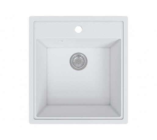Мойка врезная Vivat 465021 1Ч, цвет: МатБелый
