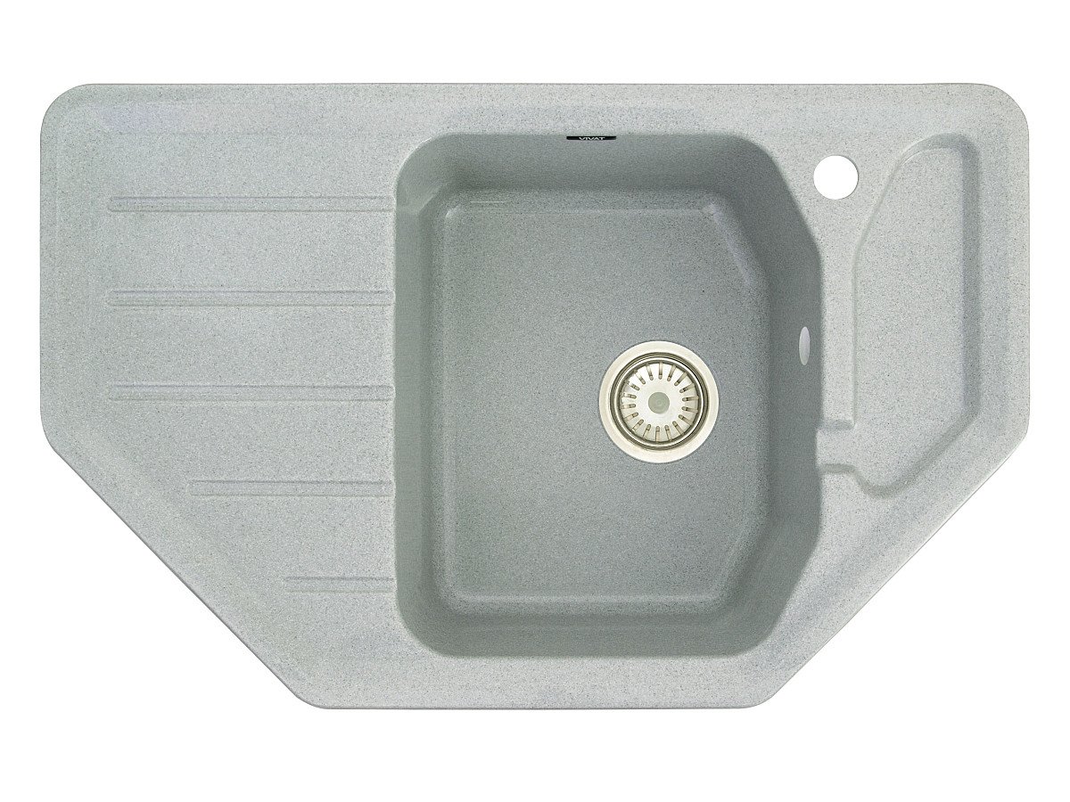 Мойка врезная Vivat 794919 1Ч2К, цвет: Серый Мойка врезная Vivat 794919 1Ч2К, цвет: Серый