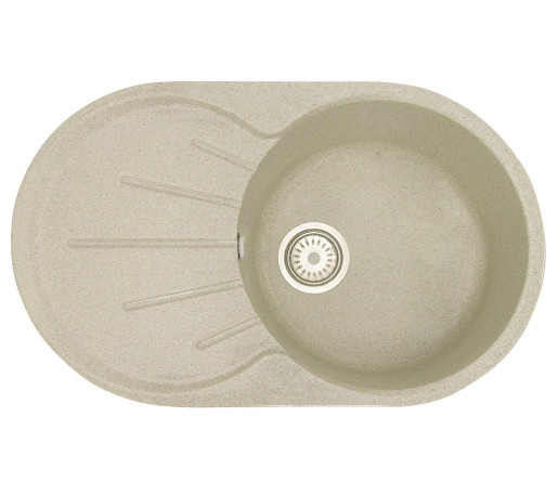 Мойка врезная Vivat 734619 1Ч1К, цвет: Песочный