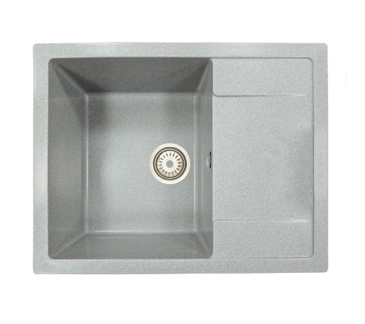 Мойка врезная Vivat 655120 1Ч1К, цвет: Серый