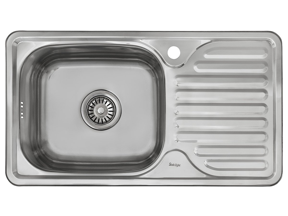 Мойка врезная 764218/0,6 1Ч1К (левая), цвет: Глянец Мойка врезная 764218/0,6 1Ч1К (левая), цвет: Глянец