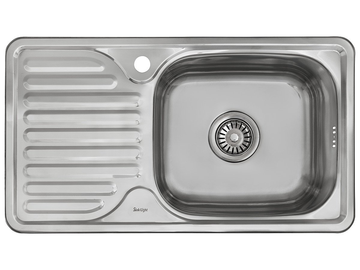 Мойка врезная 764218/0,6 1Ч1К (правая), цвет: Глянец Мойка врезная 764218/0,6 1Ч1К (правая), цвет: Глянец