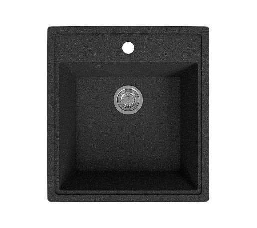 Мойка врезная Vivat 465021 1Ч, цвет: МатЧерный
