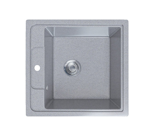 Мойка врезная Vivat 475119 1Ч, цвет: Серый