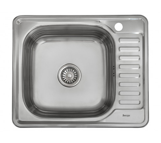 Мойка врезная 584818/0,8 1Ч1К (левая), цвет: Глянец