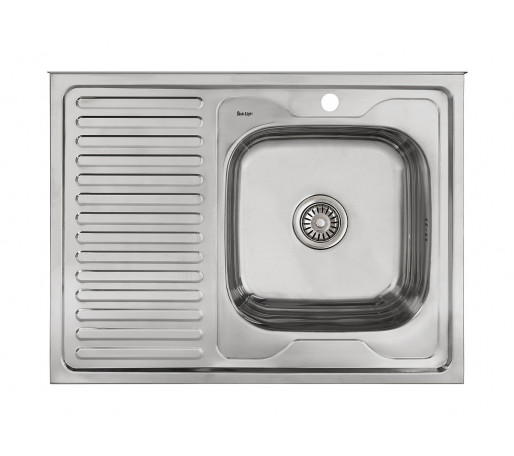 Мойка накладная 806016/0,6 1Ч1К (правая), цвет: Глянец