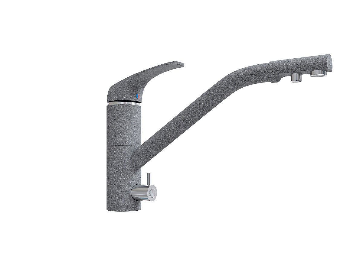 Смеситель для кухни 205/235 2Р, цвет: МатСерый Смеситель для кухни 205/235 2Р, цвет: МатСерый