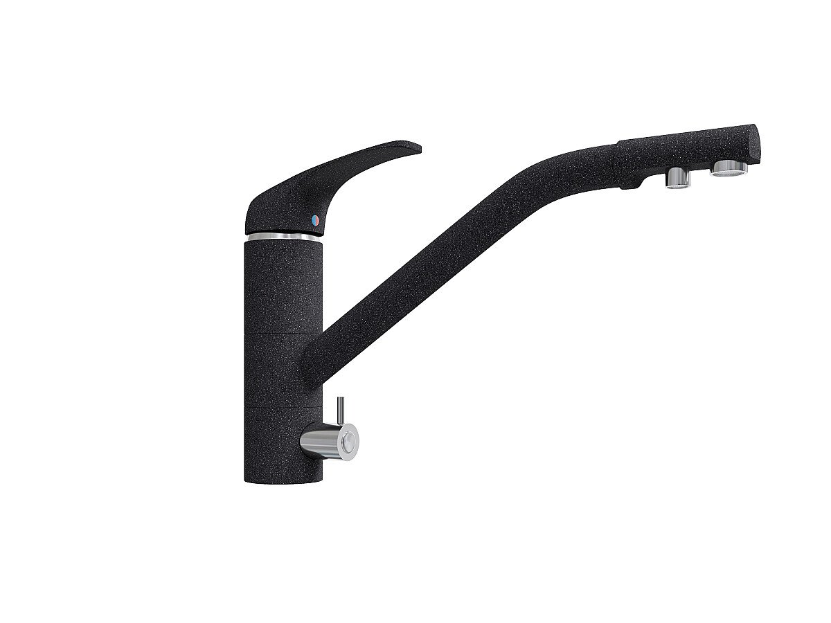 Смеситель для кухни 205/235 2Р, цвет: МатЧерный Смеситель для кухни 205/235 2Р, цвет: МатЧерный