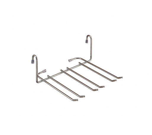 Полка навесная для фужеров, цвет: Хром