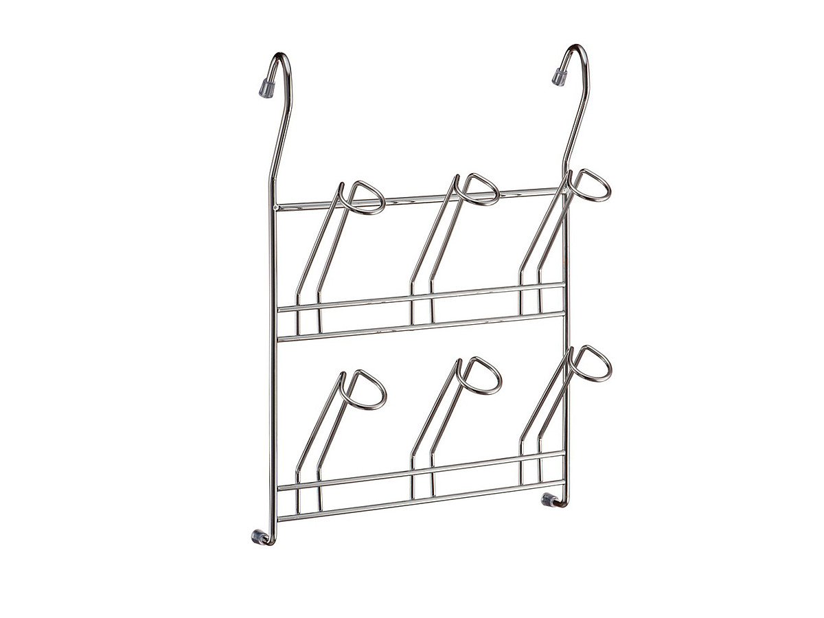 Полка навесная для кружек, цвет: Хром Полка навесная для кружек, цвет: Хром