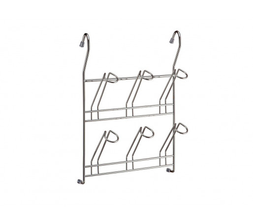 Полка навесная для кружек, цвет: Хром