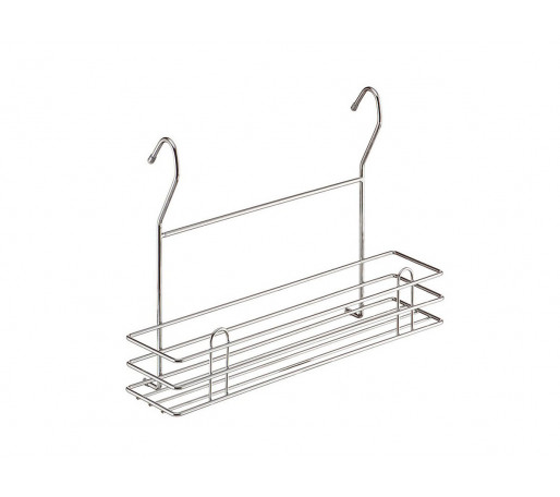 Полка для специй одноярусная, цвет: Хром