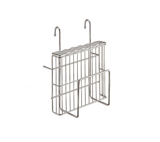 Полка навесная для ножей и досок, цвет: Хром