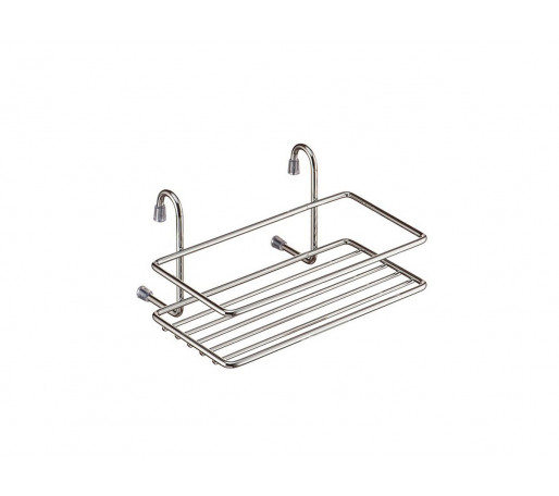 Полка одноярусная малая, цвет: Хром