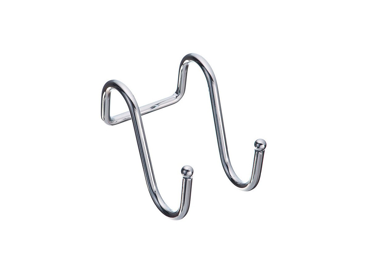 Крючок двойной, цвет: Хром Крючок двойной, цвет: Хром