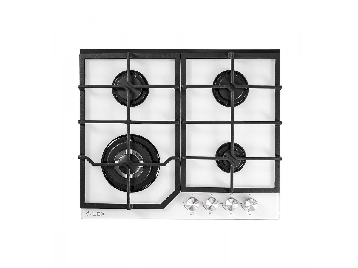 Газовая варочная поверхность GVG 640-1 WH, цвет: Белый Газовая варочная поверхность GVG 640-1 WH, цвет: Белый