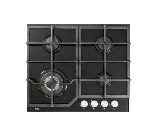 Газовая варочная поверхность GVG 640-1 BL, цвет: Черный