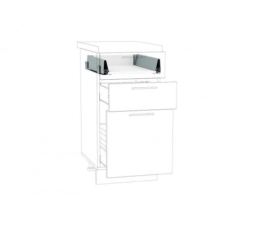 Ящик низкий POWER BOX1, цвет: Белый