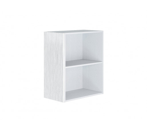 Фасад боковой Валерия-М для верхнего шкафа, цвет: Серый металлик дождь светлый