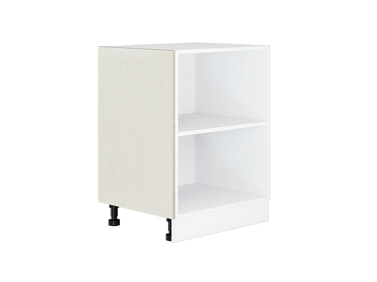 Фасад боковой Валерия-М для нижнего шкафа, цвет: Бежевый металлик Фасад боковой Валерия-М для нижнего шкафа, цвет: Бежевый металлик