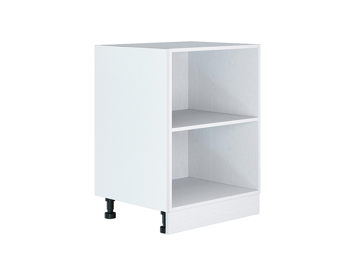 Фасад боковой Валерия-М для нижнего шкафа, цвет: Белый металлик Фасад боковой Валерия-М для нижнего шкафа, цвет: Белый металлик