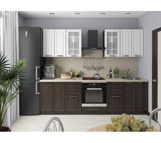 Прага-01, цвет: Белое дерево/Венге Премиум