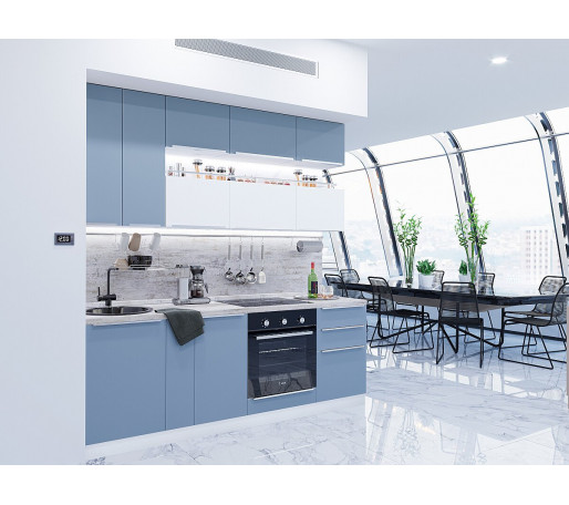 Фьюжн-01, цвет: Silky Blue/Silky White